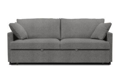 SLEEPER SOFA - CONVERTIBLE BED GREY FABRIC #CENTAURI-13