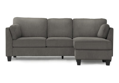 SOFA LOUNGER - L/ R FACING / GREY FABRIC #FJORD-15