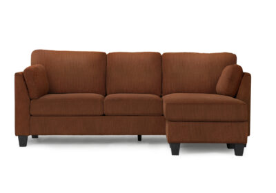 SOFA LOUNGER - L/ R FACING / RUST FABRIC #FJORD-44