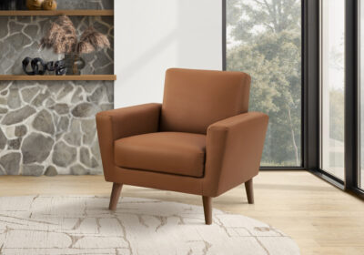 CHAIR - 34"L / COGNAC PU #3007-10