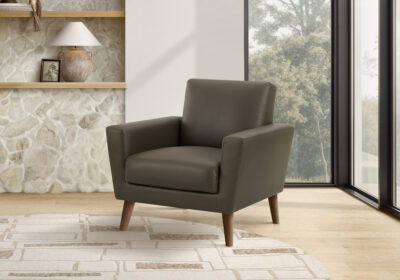 CHAIR - 34"L / BROWN PU #RA-08