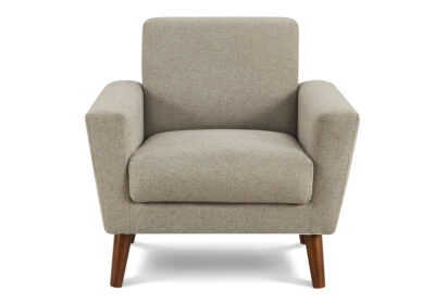 CHAIR - 34"L / LIGHT BROWN FABRIC #LUMOS-31