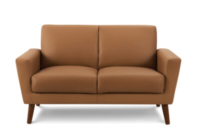 LOVE SEAT - 58"L / COGNAC PU #3007-10