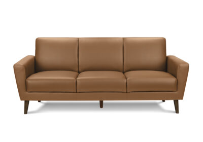 SOFA - 77"L / COGNAC PU #3007-10