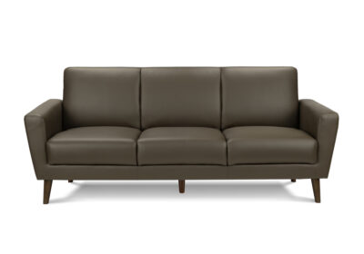 SOFA - 77"L / BROWN PU #RA-08