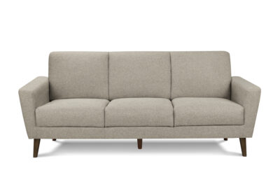 SOFA - 77"L / LIGHT BROWN FABRIC #LUMOS-31