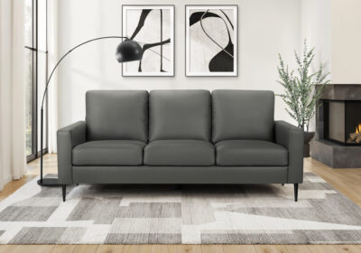 SOFA - 75"L / GREY PU #RA-02