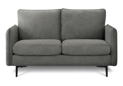 LOVE SEAT - 57"L / GREY FABRIC #COACH-18
