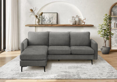 SOFA LOUNGER - L/ R FACING / GREY FABRIC #COACH-18