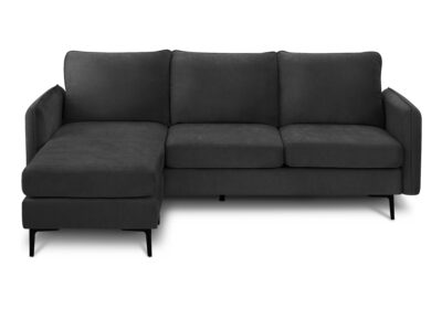 SOFA LOUNGER - L/ R FACING / BLACK FABRIC #COACH-20