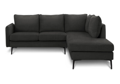 SOFA SECTIONAL - L/ARM FACING - BLACK FABRIC #COACH-20