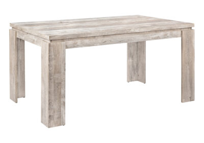 DINING TABLE - 36"X 60" / TAUPE RECLAIMED WOOD-LOOK