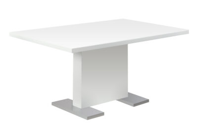 DINING TABLE - 35"X 60" / HIGH GLOSSY WHITE