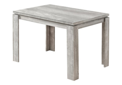 DINING TABLE - 32"X 48" / GREY RECLAIMED WOOD-LOOK