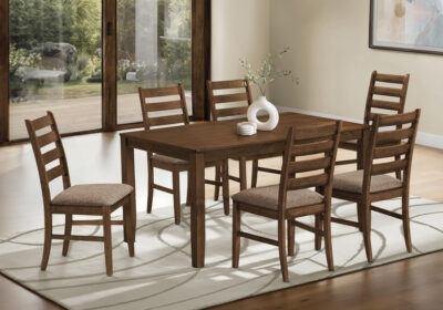 DINING TABLE - ANTIQUE CHERRY VENEER 36"X 60"