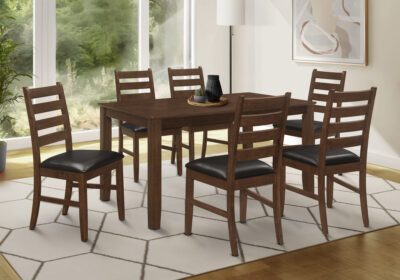 DINING TABLE - BROWN VENEER 36"X 60"