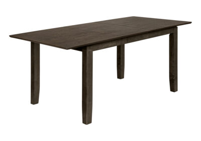 DINING TABLE - GREY VENEER 36"X 72" / 18" EXTENSION PANEL