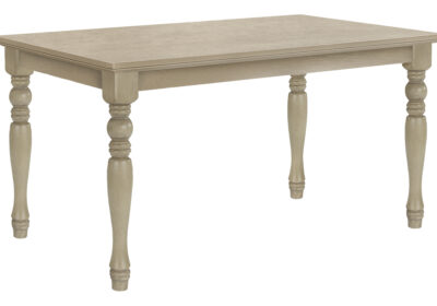 DINING TABLE - ANTIQUE GREY VENEER 36"X 60"