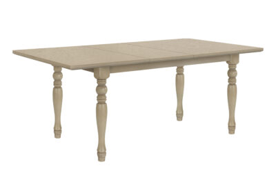 DINING TABLE - ANTIQUE GREY VENEER 42"X 78"/18" EXTENSION