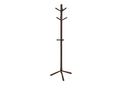 COAT RACK - 69"H / ESPRESSO WOOD CONTEMPORARY STYLE