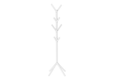 COAT RACK - 70"H / WHITE METAL