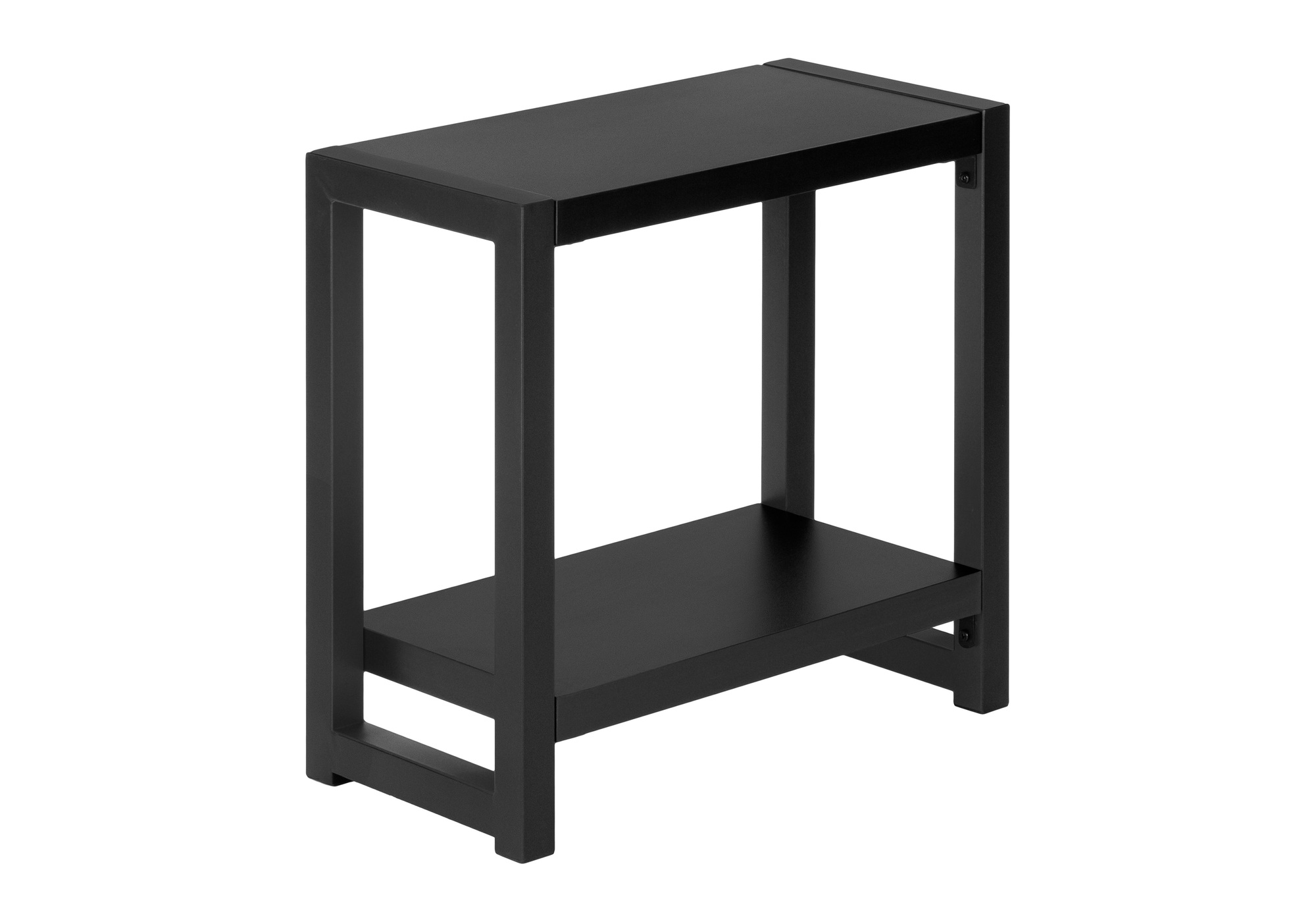 ACCENT TABLE - 22"H / BLACK / BLACK METAL
