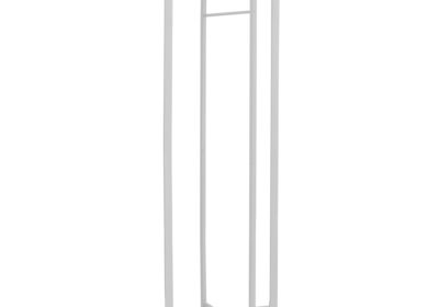 COAT RACK - 72"H / WHITE METAL