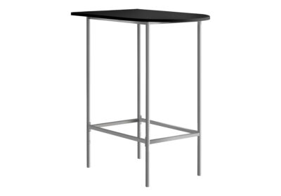 HOME BAR - 24"X 36" / BLACK / SILVER METAL SPACESAVER