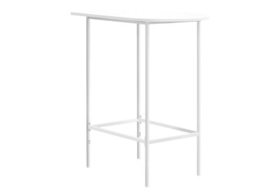 HOME BAR - 24"X 36" / WHITE TOP AND METAL SPACESAVER