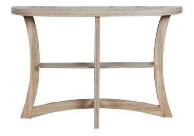 ACCENT TABLE - 47"L / DARK TAUPE HALL CONSOLE