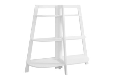 BOOKCASE - 48"H / WHITE ACCENT ETAGERE