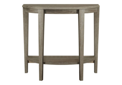 ACCENT TABLE - 36"L / DARK TAUPE HALL CONSOLE