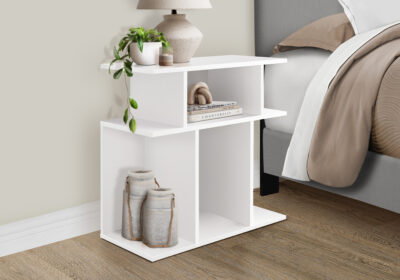 ACCENT TABLE - 24"H / WHITE