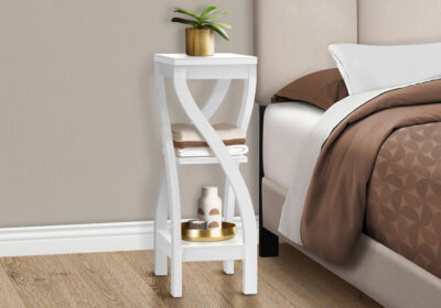 ACCENT TABLE - 32"H / WHITE