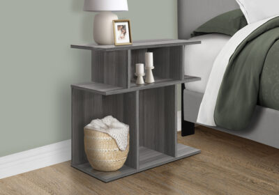 ACCENT TABLE - 24"H / GREY