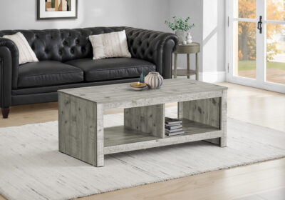 COFFEE TABLE - 44"L / RUSTIC GREY