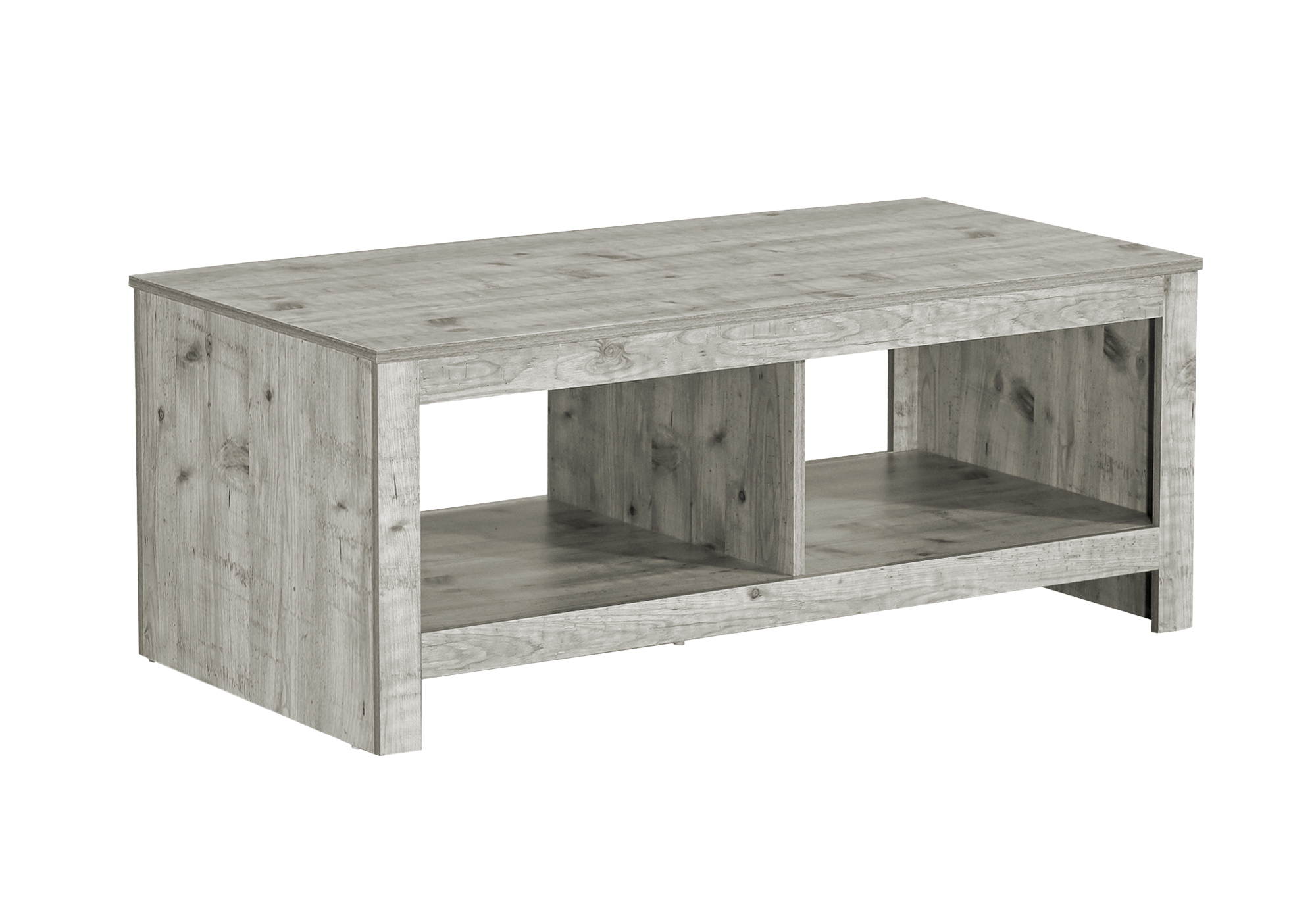 COFFEE TABLE - 44"L / RUSTIC GREY