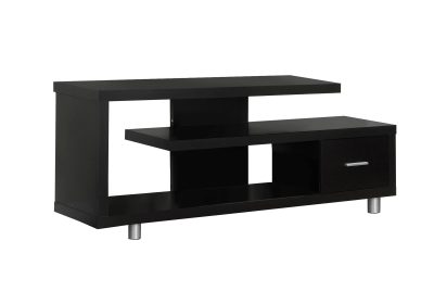 TV STAND - 60"L / ESPRESSO WITH 1 DRAWER
