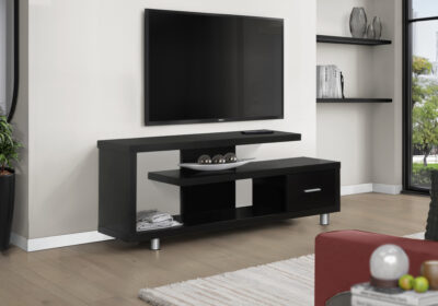 TV STAND - 60"L / ESPRESSO WITH 1 DRAWER