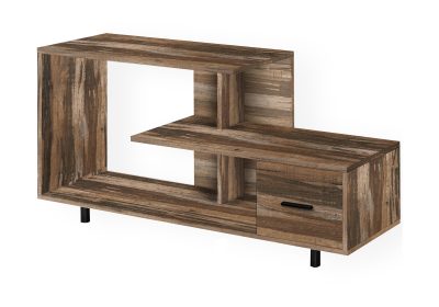 TV STAND - 48"L / BROWN RECLAIMED / 1 DRAWER