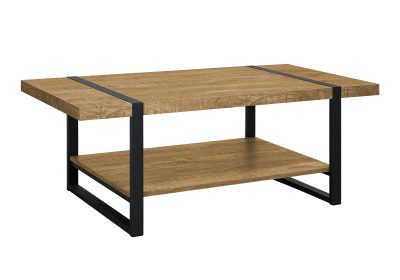 COFFEE TABLE - MANGO WOOD-LOOK / BLACK METAL