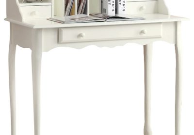 COMPUTER DESK - 36"L / ANTIQUE WHITE TRADITIONAL