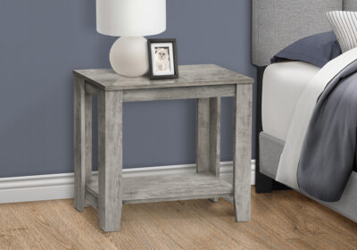 ACCENT TABLE - 22"H / INDUSTRIAL GREY