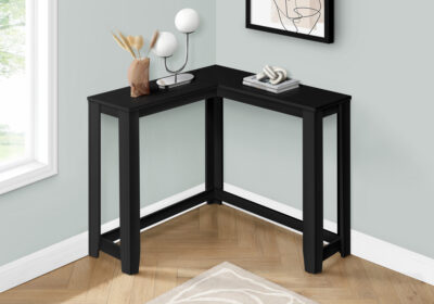 ACCENT TABLE - 36" / BLACK CORNER CONSOLE