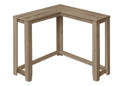 ACCENT TABLE - 36" / DARK TAUPE CORNER CONSOLE