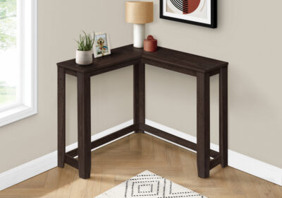 ACCENT TABLE - 36" / ESPRESSO CORNER CONSOLE
