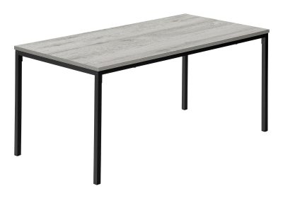 COFFEE TABLE - 40"L / GREY / BLACK METAL