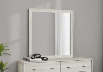 BEDROOM SET - WALL MIRROR / GREY OAK FINISH