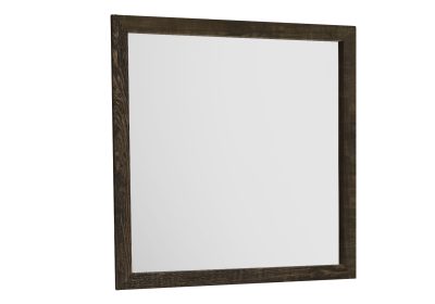 BEDROOM SET - WALL MIRROR / RUSTIC OAK FINISH