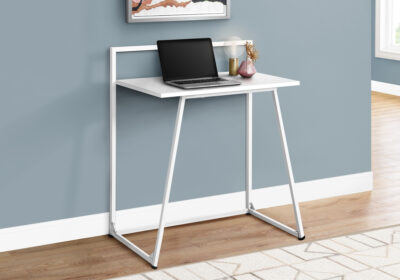 COMPUTER DESK - 30"L / JUVENILE WHITE / WHITE METAL